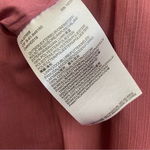 Mexx dusty rose ruffle dress Sz 7 - Picture 16 of 16